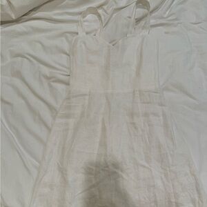 reformation linen dress